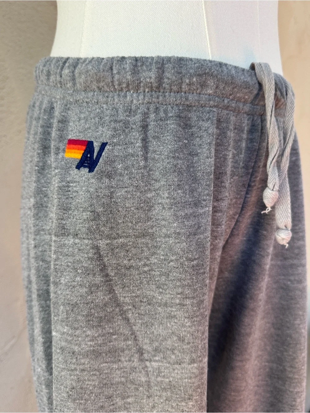 Aviator Nation 5-Stripe Sweatpants Heather Gray Size S - Picture 9 of 12